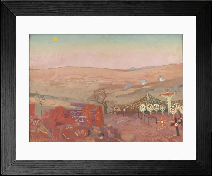 Framed Print : Benay Cemetery, near Saint-Quentin, 1917. Creator: Denis, Maurice (1870-1943) Framed Print : Benay Cemetery, near Saint-Quentin, 1917. Creator: Denis, Maurice (1870-1943)