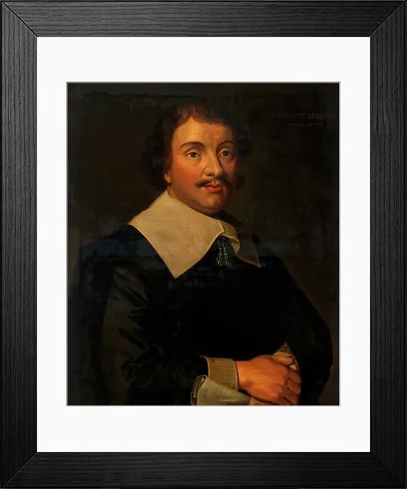 Framed Print : A man designated as Dr Alexander Leighton (1568-1649), c1610s. Creator: Unknown Framed Print : A man designated as Dr Alexander Leighton (1568-1649), c1610s. Creator: Unknown