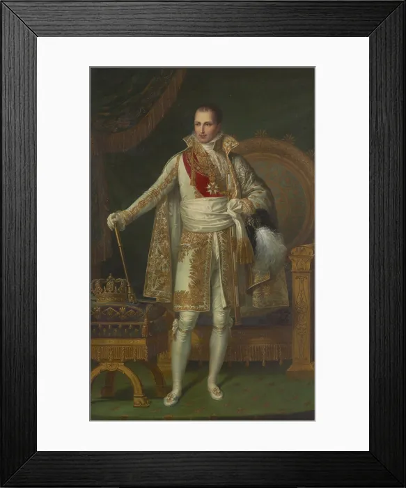 Framed Print : Portrait of King Joseph I of Spain (1768-1844), c1811. Creator: Lefevre, Robert (1756-1830) Framed Print : Portrait of King Joseph I of Spain (1768-1844), c1811. Creator: Lefevre, Robert (1756-1830)