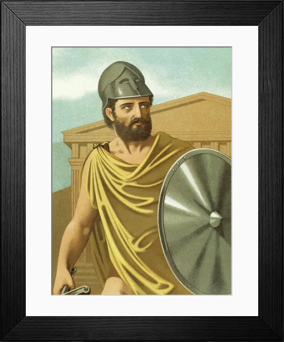 Framed Print : Themistocles, 19th century. Creator: Unknown Framed Print : Themistocles, 19th century. Creator: Unknown