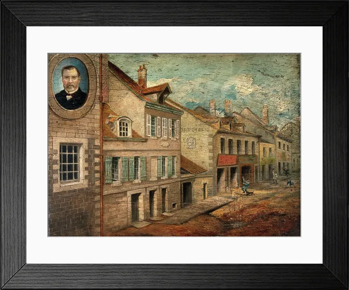 Framed Print : The birthplace of Louis Pasteur. Creator: Unknown Framed Print : The birthplace of Louis Pasteur. Creator: Unknown