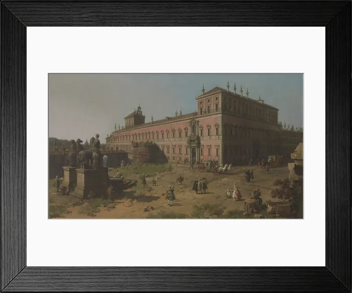 Framed Print : View of the Palazzo del Quirinale, Rome, c1750. Creator: Canaletto (1697-1768) Framed Print : View of the Palazzo del Quirinale, Rome, c1750. Creator: Canaletto (1697-1768)
