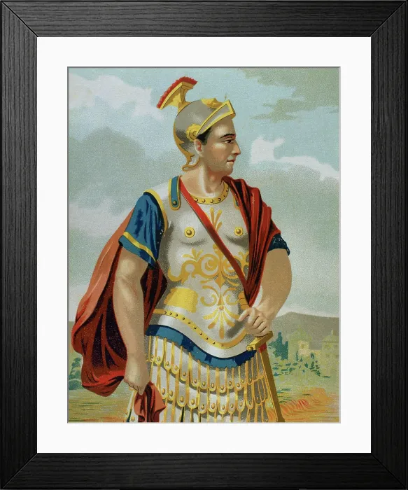 Framed Print : Portrait of Pompey the Great, 1875. Creator: Unknown Framed Print : Portrait of Pompey the Great, 1875. Creator: Unknown