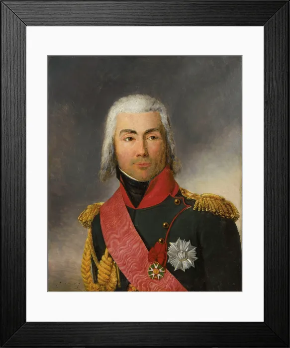 Framed Print : Portrait of Jean-Baptiste Bessieres (1768-1813), Marshal of France, c1806. Creator: Riesener, Henri-Francoiss (1767-1828) Framed Print : Portrait of Jean-Baptiste Bessieres (1768-1813), Marshal of France, c1806. Creator: Riesener, Henri-Francoiss (1767-1828)