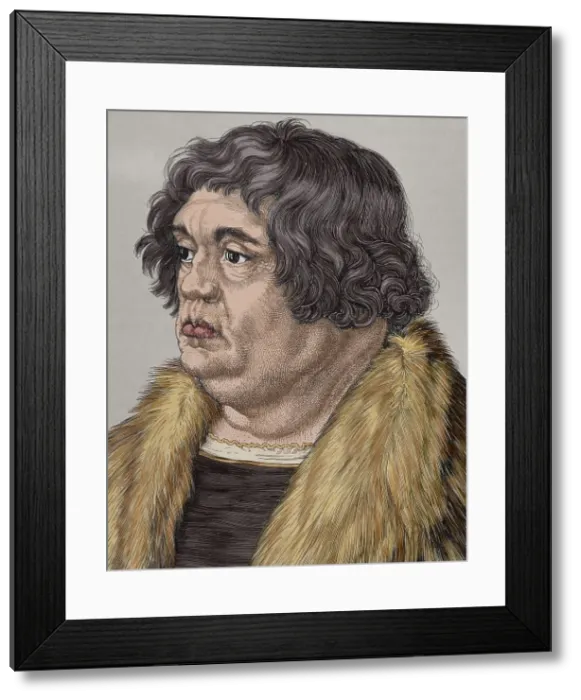Framed Print : Willibald Pirckheimer, (19th century). Creator: Richard Brend'amour. Willibald Pirckheimer, (19th century). Creator: Richard Brend'amour Framed Print : Willibald Pirckheimer, (19th century). Creator: Richard Brend'amour. Willibald Pirckheimer, (19th century). Creator: Richard Brend'amour