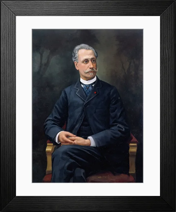 Framed Print : Albert Nachet, microscopist, c1900s. Creator: Harry Herman Salomon Framed Print : Albert Nachet, microscopist, c1900s. Creator: Harry Herman Salomon