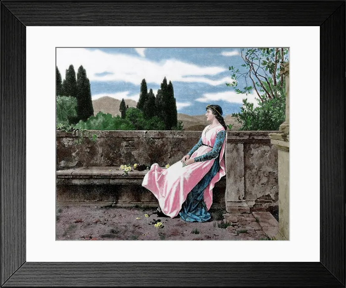 Framed Print : Matilda of Tuscany, (1887). Creator: Richard Brend'amour. Matilda of Tuscany, (1887). Creator: Richard Brend'amour Framed Print : Matilda of Tuscany, (1887). Creator: Richard Brend'amour. Matilda of Tuscany, (1887). Creator: Richard Brend'amour
