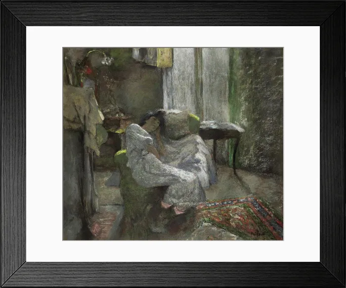 Framed Print : Portrait of Madame Hessel, 1910. Creator: Vuillard, Edouard (1868-1940) Framed Print : Portrait of Madame Hessel, 1910. Creator: Vuillard, Edouard (1868-1940)