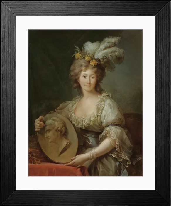 Framed Print : Duchess Dorothea of Courland, nee Countess von Medem (1761-1821), Late 18th century. Creator: Bacciarelli, Marcello (1731-1818) Framed Print : Duchess Dorothea of Courland, nee Countess von Medem (1761-1821), Late 18th century. Creator: Bacciarelli, Marcello (1731-1818)