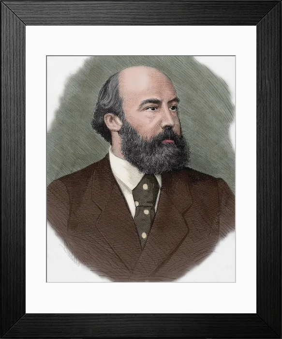 Framed Print : Ricardo Augusto Pereira Guimaraes (1830-1889), Portuguese writer, journalist and politician, 1877. Creator: Unknown Framed Print : Ricardo Augusto Pereira Guimaraes (1830-1889), Portuguese writer, journalist and politician, 1877. Creator: Unknown