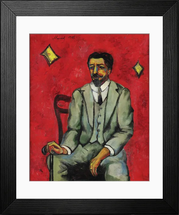 Framed Print : Portrait of an elegant man, 1915. Creator: Mashkov, Ilya Ivanovich (1881-1944) Framed Print : Portrait of an elegant man, 1915. Creator: Mashkov, Ilya Ivanovich (1881-1944)