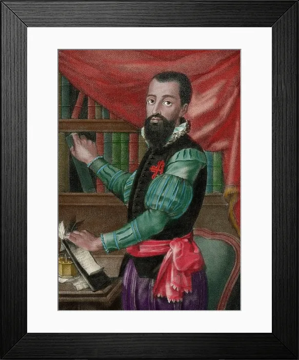 Framed Print : Garcilaso de la Vega (1501-1536), Spanish soldier and poet. Creator: Unknown Framed Print : Garcilaso de la Vega (1501-1536), Spanish soldier and poet. Creator: Unknown