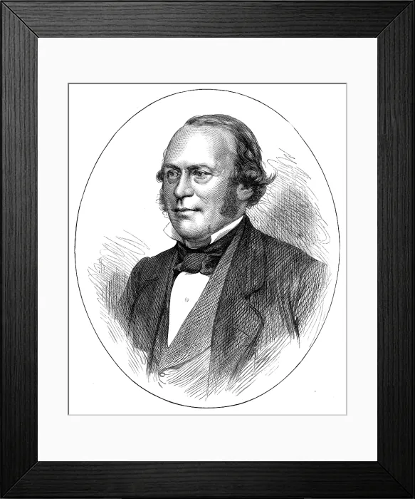 Framed Print : The late Professor Agassiz, 1874. Creator: Unknown Framed Print : The late Professor Agassiz, 1874. Creator: Unknown