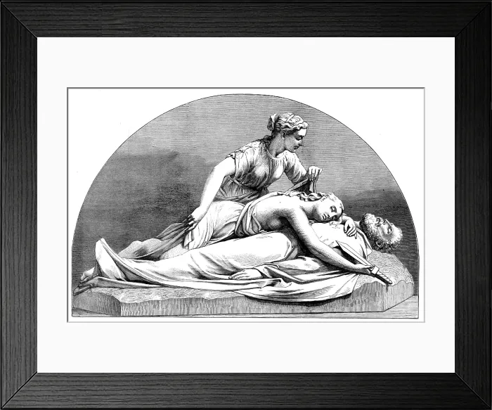 Framed Print : Royal Academy Gold Medal Group, by William White, 1874. Creator: Unknown Framed Print : Royal Academy Gold Medal Group, by William White, 1874. Creator: Unknown
