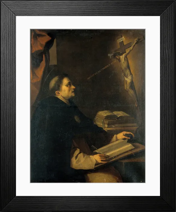 Framed Print : Saint Thomas Aquinas, c17th century. Creator: Unknown Framed Print : Saint Thomas Aquinas, c17th century. Creator: Unknown