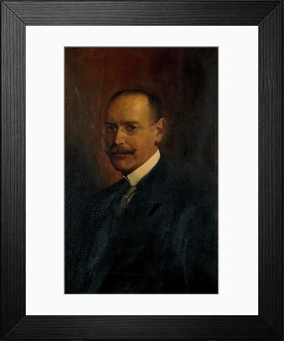 Framed Print : Bernard Hollander, phrenologist, c1900s. Creator: Unknown