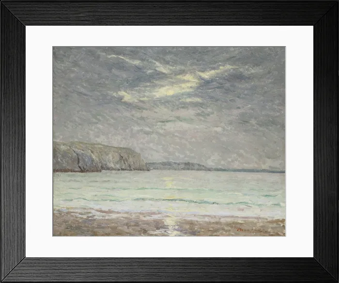 Framed Print : Cliffs at sunset. Creator: Maufra, Maxime (1861-1918) Framed Print : Cliffs at sunset. Creator: Maufra, Maxime (1861-1918)