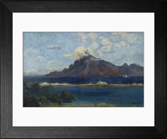 Framed Print : Paysage de Te Vaa, 1896. Creator: Gauguin, Paul Eugene Henri (1848-1903) Framed Print : Paysage de Te Vaa, 1896. Creator: Gauguin, Paul Eugene Henri (1848-1903)