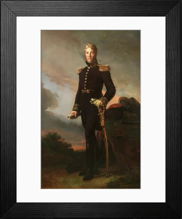 Framed Print : Portrait of Jean Victor Moreau (1764-1813), 1816. Creator: Gerard, Francois Pascal Simon (1770-1837) Framed Print : Portrait of Jean Victor Moreau (1764-1813), 1816. Creator: Gerard, Francois Pascal Simon (1770-1837)