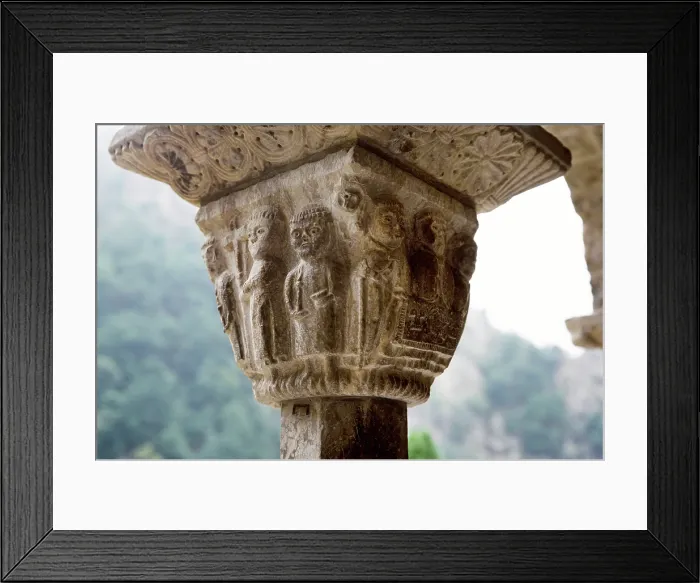 Framed Print : Capital, Monastery of Saint Martin du Canigou, France, 1998. Creator: Unknown Framed Print : Capital, Monastery of Saint Martin du Canigou, France, 1998. Creator: Unknown