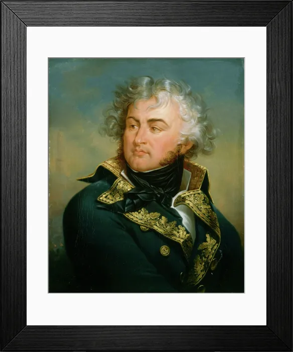 Framed Print : Portrait of General Jean-Baptiste Kleber (1753-1800), c1830. Creator: Kercado (Le Senechal de Kercado), Adele de (1784-1867) Framed Print : Portrait of General Jean-Baptiste Kleber (1753-1800), c1830. Creator: Kercado (Le Senechal de Kercado), Adele de (1784-1867)