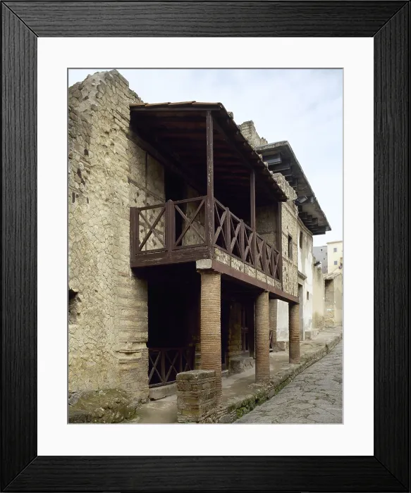 Framed Print : House of the Opus Craticium or Casa a Graticcio, Herculaneum, Italy, 2002. Creator: LTL Framed Print : House of the Opus Craticium or Casa a Graticcio, Herculaneum, Italy, 2002. Creator: LTL