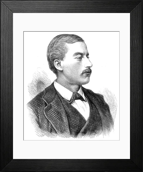 Framed Print : The late Lieutenant Alfred Charteris, 1874. Creator: Unknown Framed Print : The late Lieutenant Alfred Charteris, 1874. Creator: Unknown