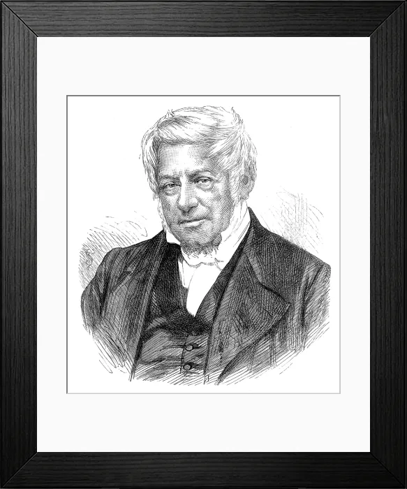Framed Print : The late Mr. J. A. Galignani, of Paris, 1874. Creator: Unknown Framed Print : The late Mr. J. A. Galignani, of Paris, 1874. Creator: Unknown