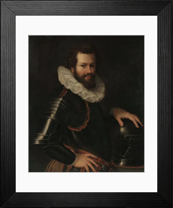 Framed Print : Portrait of Ranuccio I Farnese (1569-1622), Duke of Parma, Piacenza and Castro, Early 17th century. Creator: Aretusi, Cesare (1549-1612) Framed Print : Portrait of Ranuccio I Farnese (1569-1622), Duke of Parma, Piacenza and Castro, Early 17th century. Creator: Aretusi, Cesare (1549-1612)