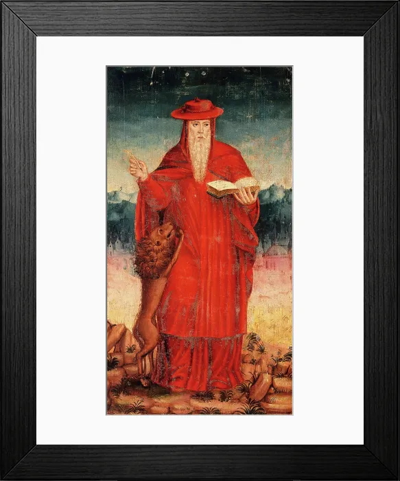 Framed Print : Saint Jerome, c15th century. Creator: Unknown Framed Print : Saint Jerome, c15th century. Creator: Unknown