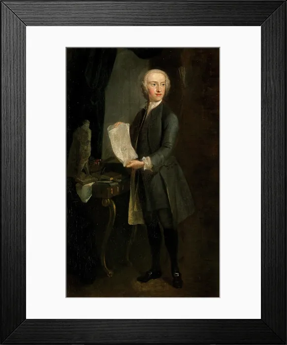 Framed Print : John Martyn, c1720s. Creator: Unknown Framed Print : John Martyn, c1720s. Creator: Unknown