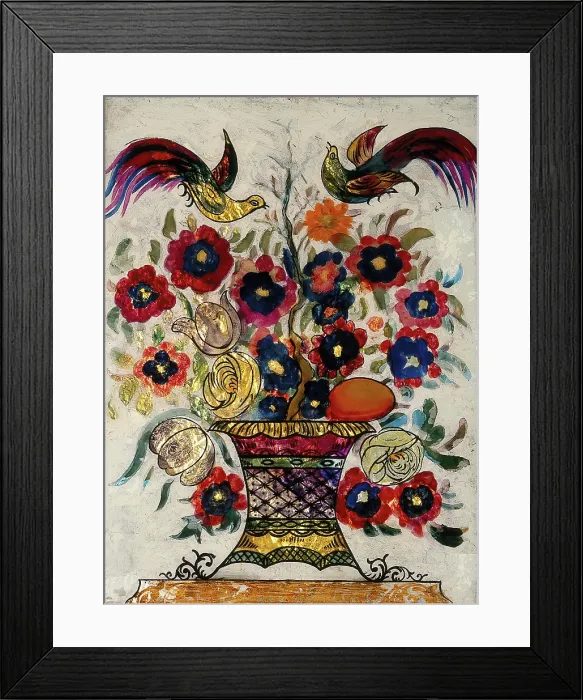 Framed Print : Flowers. Creator: Unknown Framed Print : Flowers. Creator: Unknown