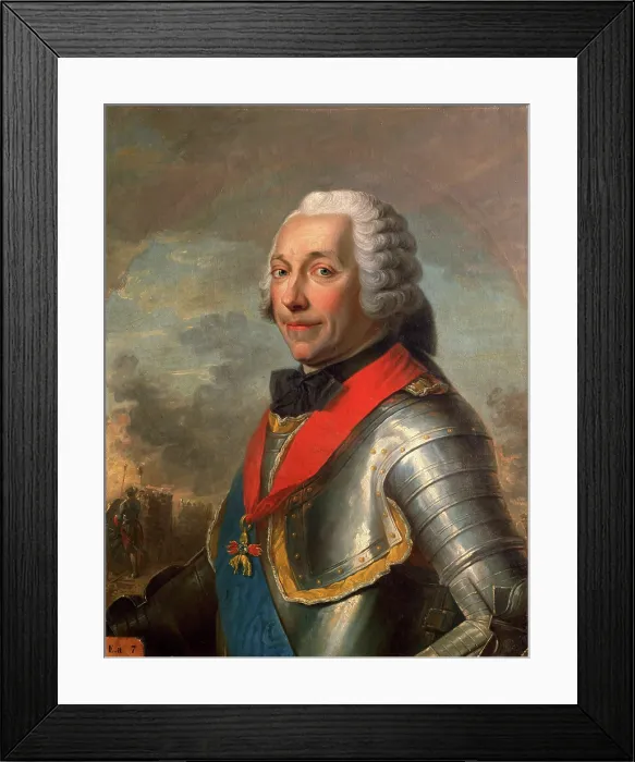 Framed Print : Portrait of Charles Louis Auguste Fouquet, duc de Belle-Isle (1684-1761), Marshal of France. Creator: Anonymous Framed Print : Portrait of Charles Louis Auguste Fouquet, duc de Belle-Isle (1684-1761), Marshal of France. Creator: Anonymous
