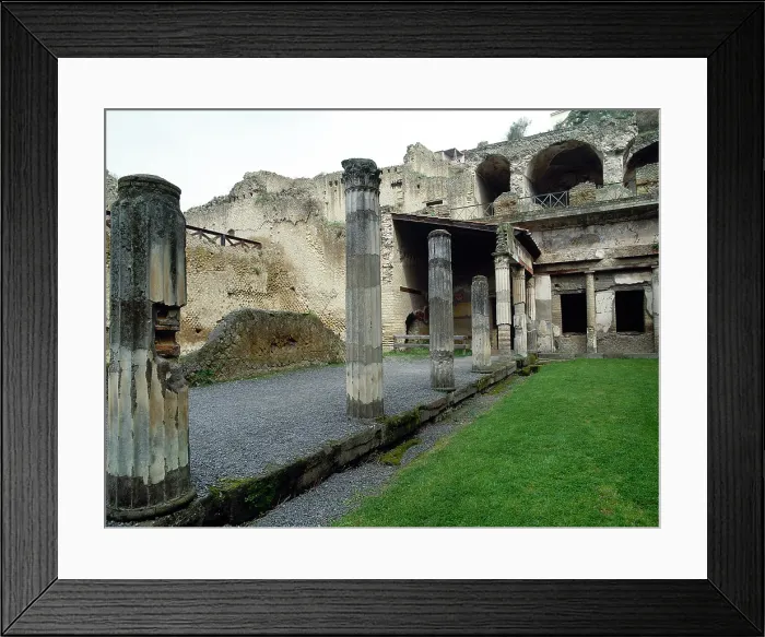 Framed Print : Ruins of palaestra (wrestling school), Herculaneum, Italy, 2002. Creator: LTL Framed Print : Ruins of palaestra (wrestling school), Herculaneum, Italy, 2002. Creator: LTL