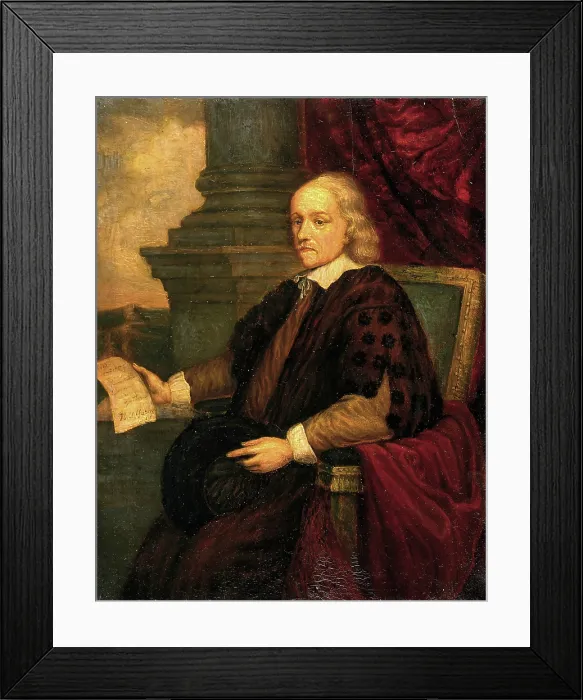 Framed Print : William Harvey, c1640s. Creator: Unknown Framed Print : William Harvey, c1640s. Creator: Unknown