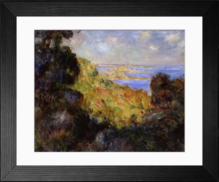 Framed Print : Bay of Salerno, 1881. Creator: Renoir, Pierre Auguste (1841-1919) Framed Print : Bay of Salerno, 1881. Creator: Renoir, Pierre Auguste (1841-1919)