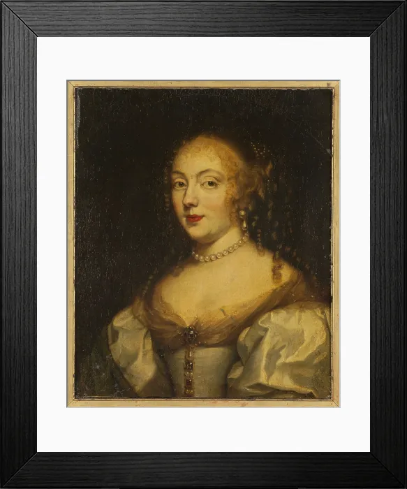 Framed Print : Portrait of Marie de Rabutin-Chantal, Marquise de Sevigne (1626-1696). Creator: Anonymous Framed Print : Portrait of Marie de Rabutin-Chantal, Marquise de Sevigne (1626-1696). Creator: Anonymous