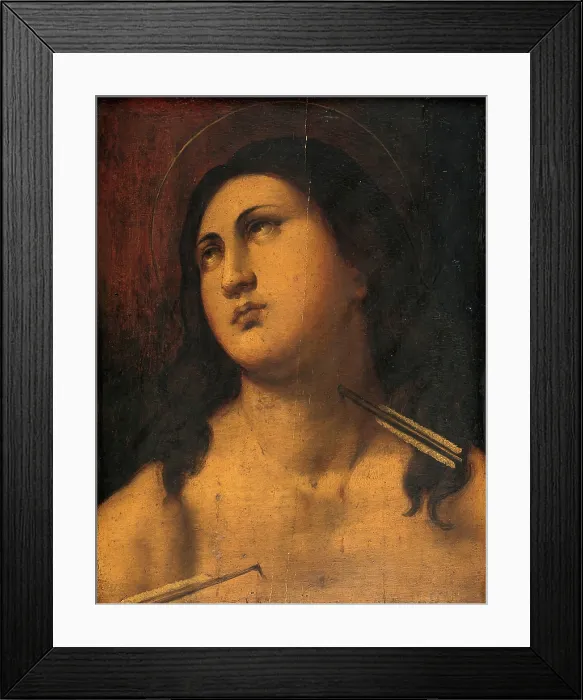 Framed Print : Saint Sebastian. Creator: Unknown Framed Print : Saint Sebastian. Creator: Unknown