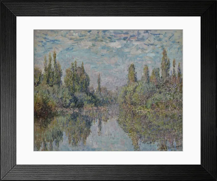 Framed Print : The Seine at Vetheuil, 1878. Creator: Monet, Claude (1840-1926) Framed Print : The Seine at Vetheuil, 1878. Creator: Monet, Claude (1840-1926)