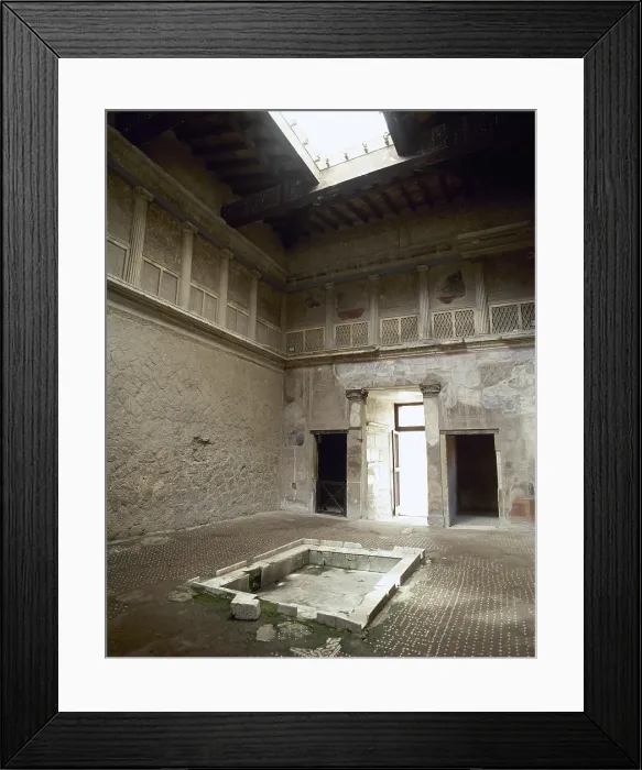 Framed Print : Impluvium, Samnite House, Herculaneum, Italy, 2nd century BC (2002). Creator: LTL Framed Print : Impluvium, Samnite House, Herculaneum, Italy, 2nd century BC (2002). Creator: LTL