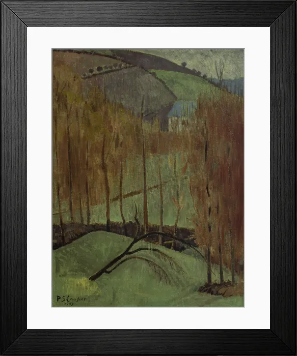 Framed Print : Poplar Hill (La Colline aux peupliers), 1907. Creator: Serusier, Paul (1864-1927) Framed Print : Poplar Hill (La Colline aux peupliers), 1907. Creator: Serusier, Paul (1864-1927)