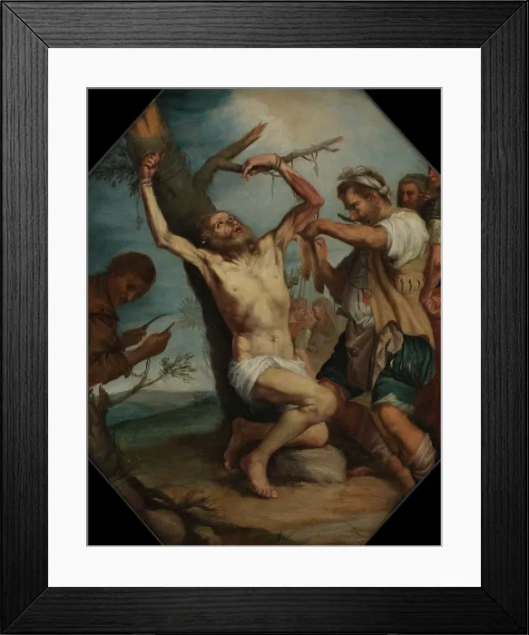 Framed Print : Martyrdom of Saint Bartholomew, c1640s. Creator: Unknown Framed Print : Martyrdom of Saint Bartholomew, c1640s. Creator: Unknown