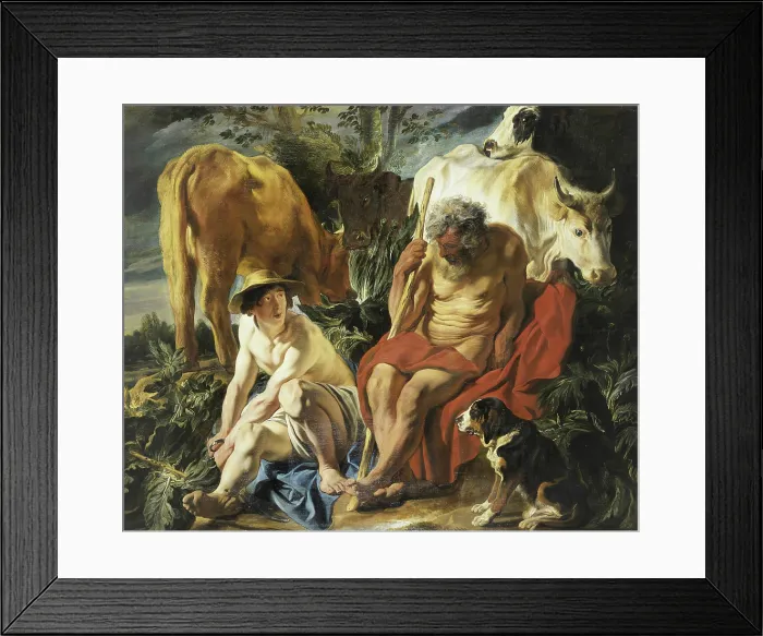 Framed Print : Mercury and Argus, c1620. Creator: Jordaens, Jacob (1593-1678) Framed Print : Mercury and Argus, c1620. Creator: Jordaens, Jacob (1593-1678)