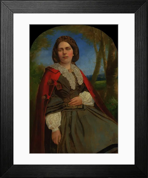 Framed Print : A woman, c1840. Creator: Unknown Framed Print : A woman, c1840. Creator: Unknown