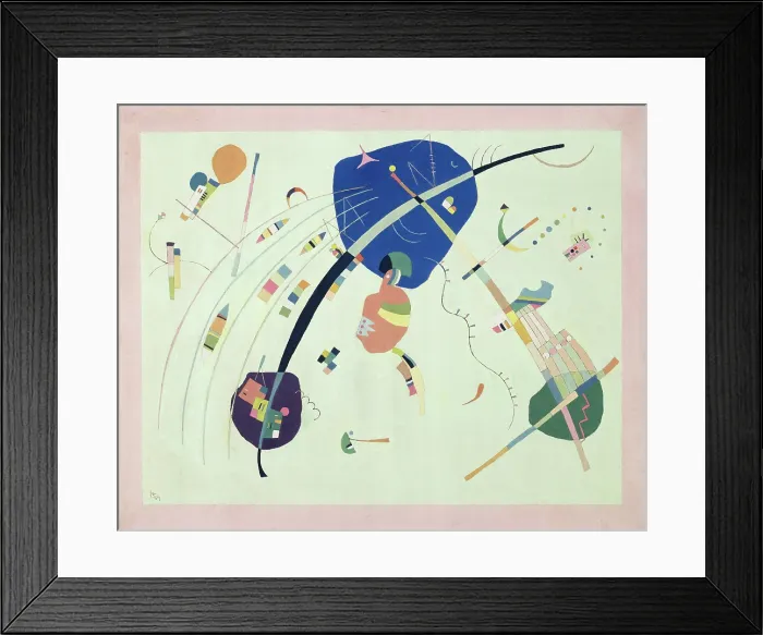 Framed Print : In Blue, 1939. Creator: Kandinsky, Wassily Vasilyevich (1866-1944) Framed Print : In Blue, 1939. Creator: Kandinsky, Wassily Vasilyevich (1866-1944)