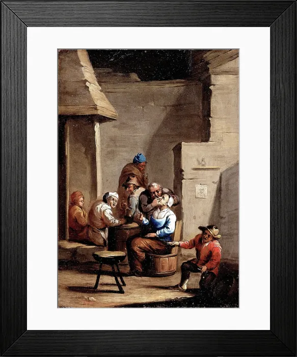 Framed Print : A surgeon operating on a woman's mouth, c17th century. Creator: Unknown. A surgeon operating on a woman's mouth, c17th century. Creator: Unknown Framed Print : A surgeon operating on a woman's mouth, c17th century. Creator: Unknown. A surgeon operating on a woman's mouth, c17th century. Creator: Unknown