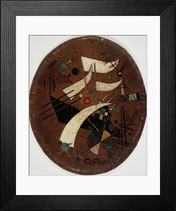 Framed Print : Easter Egg, 1926. Creator: Kandinsky, Wassily Vasilyevich (1866-1944) Framed Print : Easter Egg, 1926. Creator: Kandinsky, Wassily Vasilyevich (1866-1944)