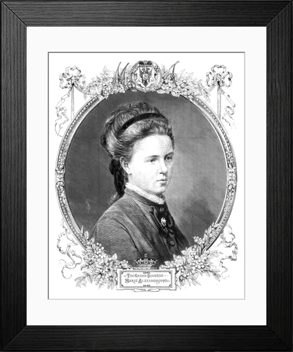 Framed Print : The Grand-Duchess Marie-Alexandrovna, 1874. Creator: Unknown Framed Print : The Grand-Duchess Marie-Alexandrovna, 1874. Creator: Unknown