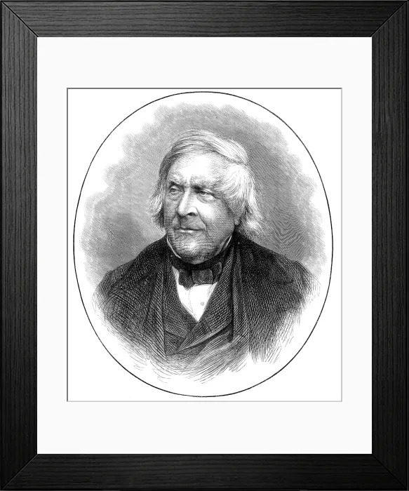 Framed Print : The late M. Michelet, French historian, 1874. Creator: Unknown Framed Print : The late M. Michelet, French historian, 1874. Creator: Unknown