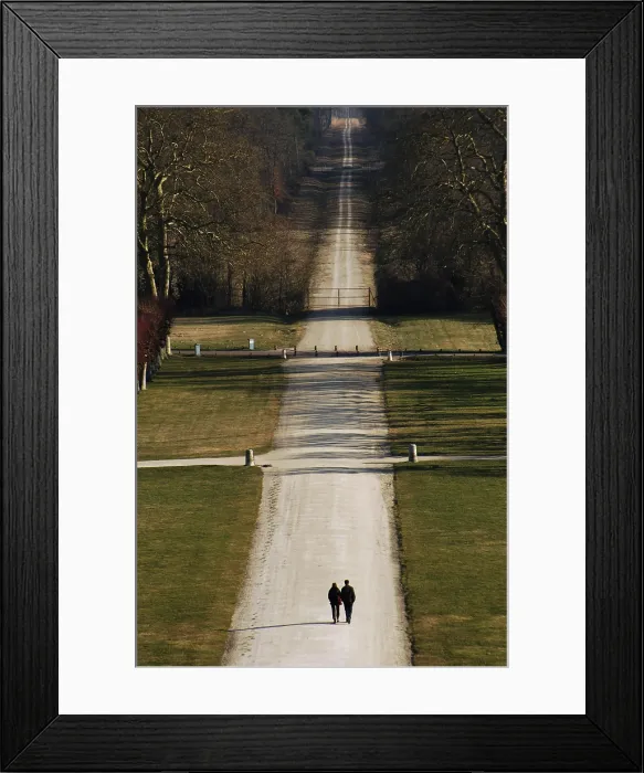 Framed Print : Tourists in the gardens of Chambord Castle, Loire Valley, France, 2008. Creator: Unknown Framed Print : Tourists in the gardens of Chambord Castle, Loire Valley, France, 2008. Creator: Unknown